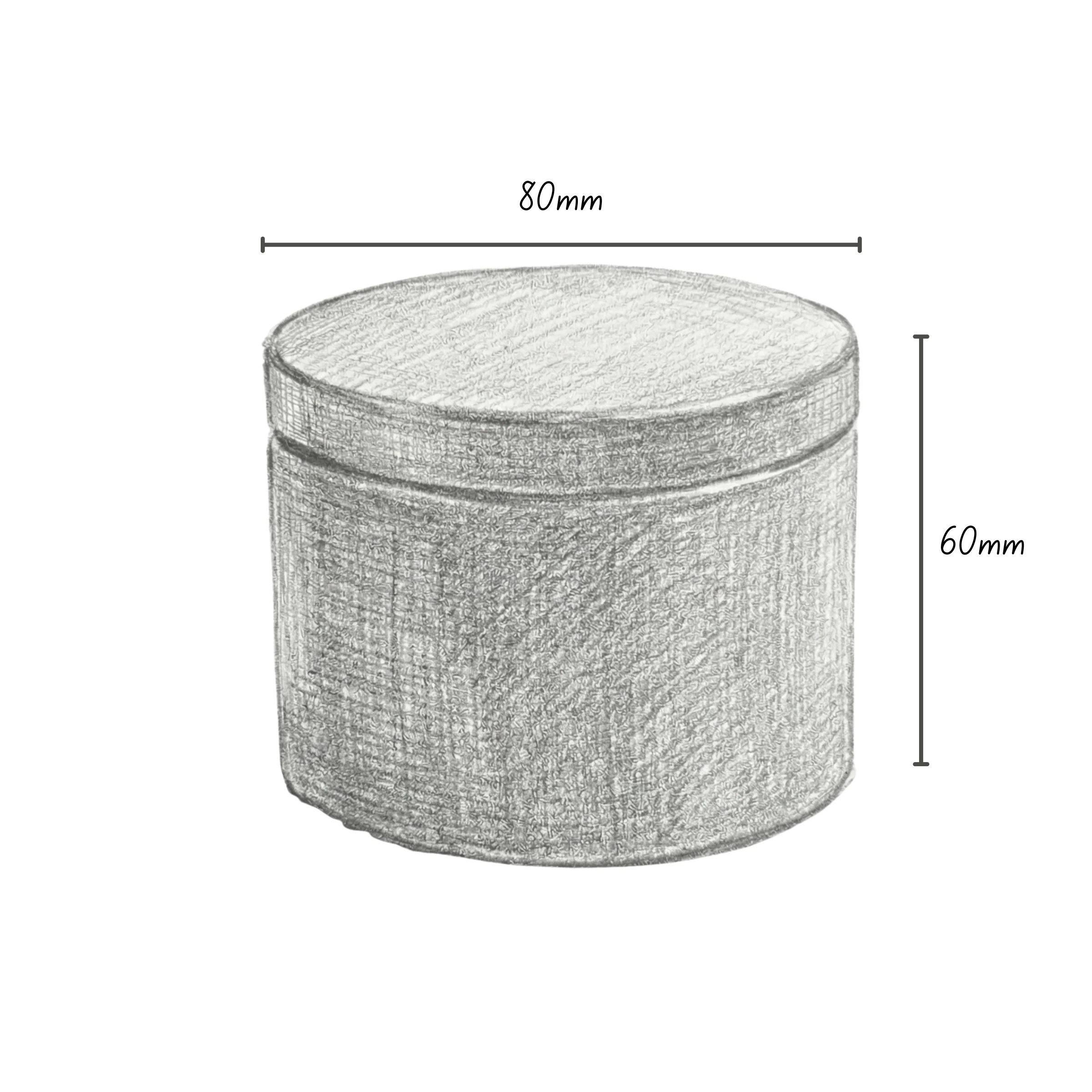 Matt White Candle Tin - Image 3